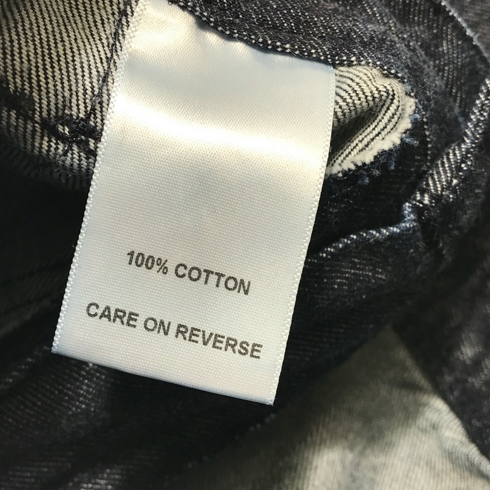 Billy Reid Womens Flare Jeans Size 12 Dark Blue 100% Cotton Front Square Pockets - Picture 11 of 13